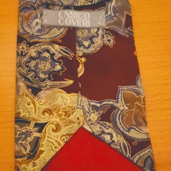 Enrico Coveri Silk Tie Italy Vintage - Picture 1 of 4